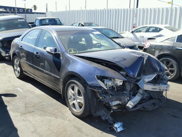 JH4KB16525C015096 - 2005 ACURA RL BLUE photo 1