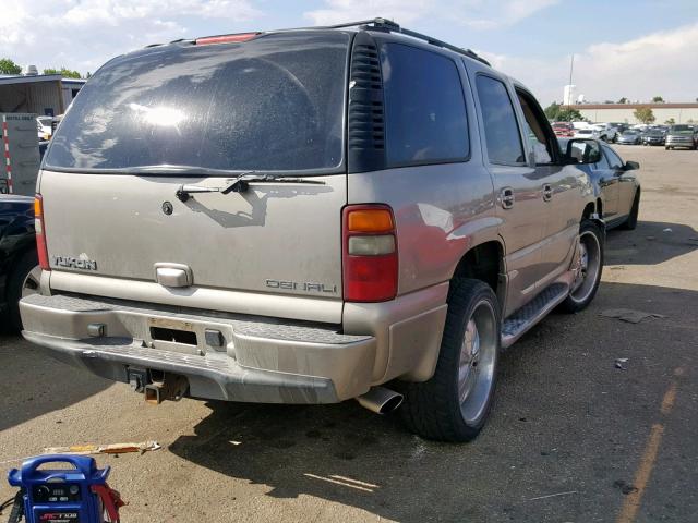 1GKEK63U32J156570 - 2002 GMC DENALI SILVER photo 4