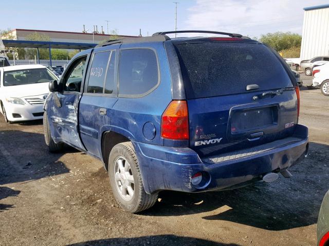 1GKDT13S442369809 - 2004 GMC ENVOY BLUE photo 3