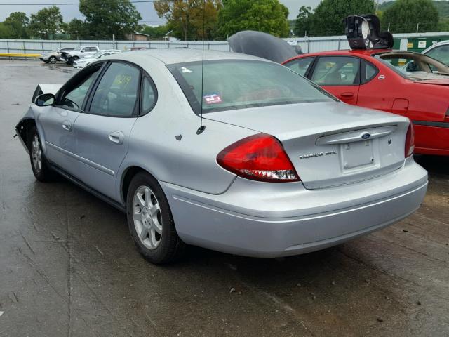 1FAFP56UX6A164149 - 2006 FORD TAURUS SEL SILVER photo 3