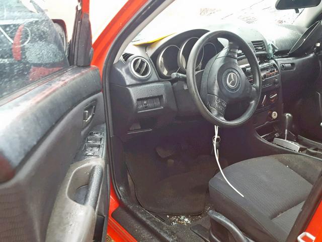 JM1BK32F981807953 - 2008 MAZDA 3 I RED photo 9