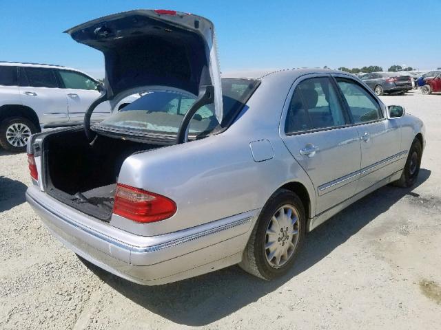 WDBJF65J71B258916 - 2001 MERCEDES-BENZ E 320 SILVER photo 4