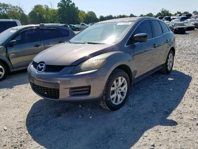 JM3ER293670102795 - 2007 MAZDA CX-7 GRAY photo 2