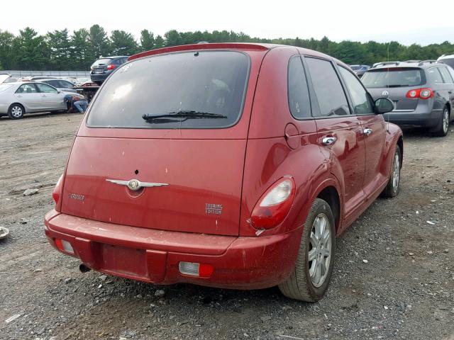 3A4FY58B57T501401 - 2007 CHRYSLER PT CRUISER BURGUNDY photo 4