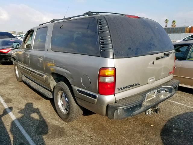 1GKEC16T71J247763 - 2001 GMC YUKON XL C TAN photo 3