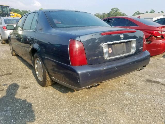 1G6KE57Y4YU209915 - 2000 CADILLAC DEVILLE DH BLUE photo 3