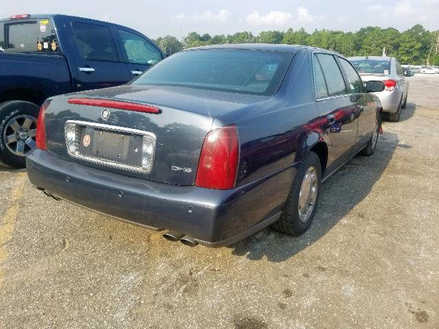 1G6KE57Y4YU209915 - 2000 CADILLAC DEVILLE DH BLUE photo 4