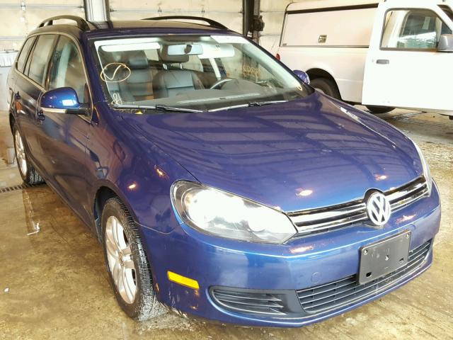 3VWML7AJ2BM672793 - 2011 VOLKSWAGEN JETTA TDI BLUE photo 1