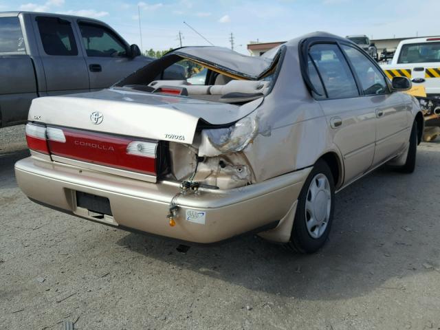 1NXBB02E6VZ600738 - 1997 TOYOTA COROLLA DX GOLD photo 4