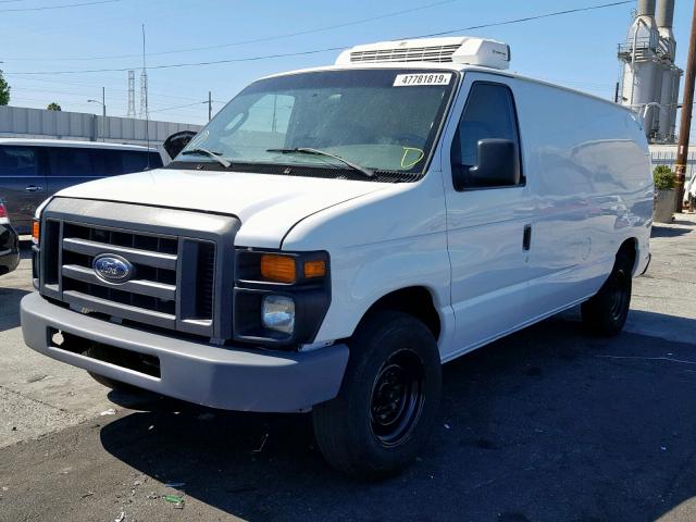 1FTNE14W08DB54398 - 2008 FORD ECONOLINE WHITE photo 2