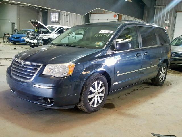 2A8HR54X19R661514 - 2009 CHRYSLER TOWN & COU BLUE photo 2