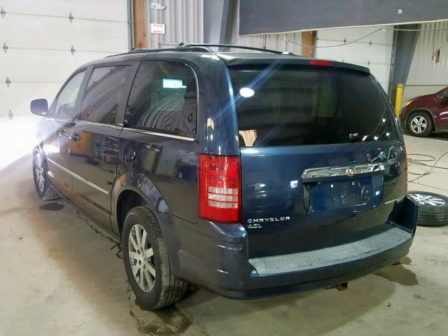 2A8HR54X19R661514 - 2009 CHRYSLER TOWN & COU BLUE photo 3