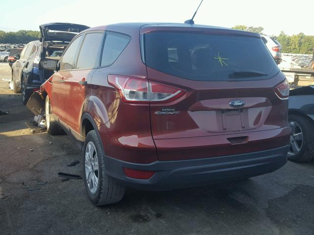 1FMCU0F74FUC55561 - 2015 FORD ESCAPE S MAROON photo 3