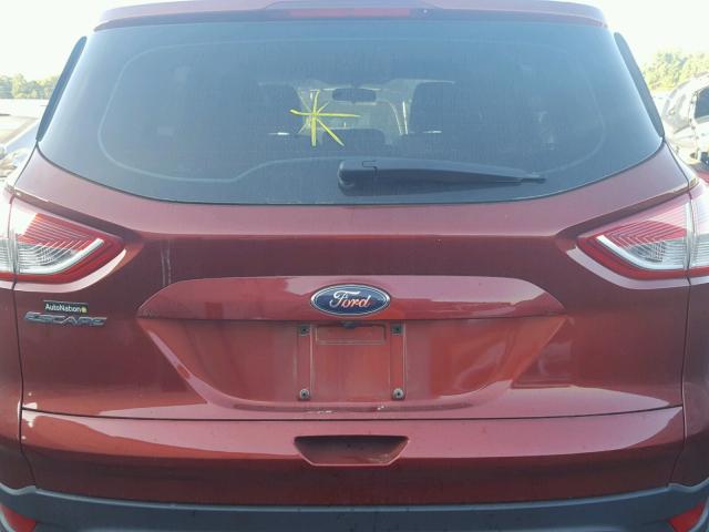 1FMCU0F74FUC55561 - 2015 FORD ESCAPE S MAROON photo 9