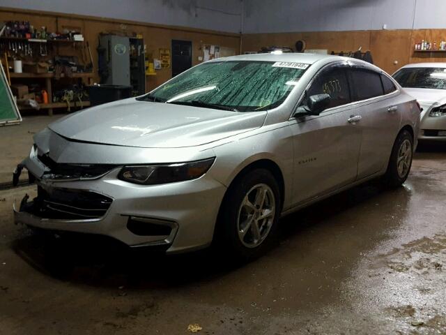1G1ZB5ST8HF222504 - 2017 CHEVROLET MALIBU LS 银色 照片 2