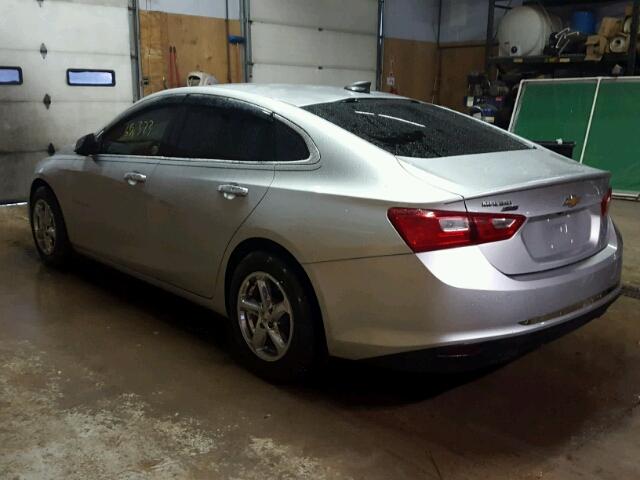 1G1ZB5ST8HF222504 - 2017 CHEVROLET MALIBU LS 银色 照片 3