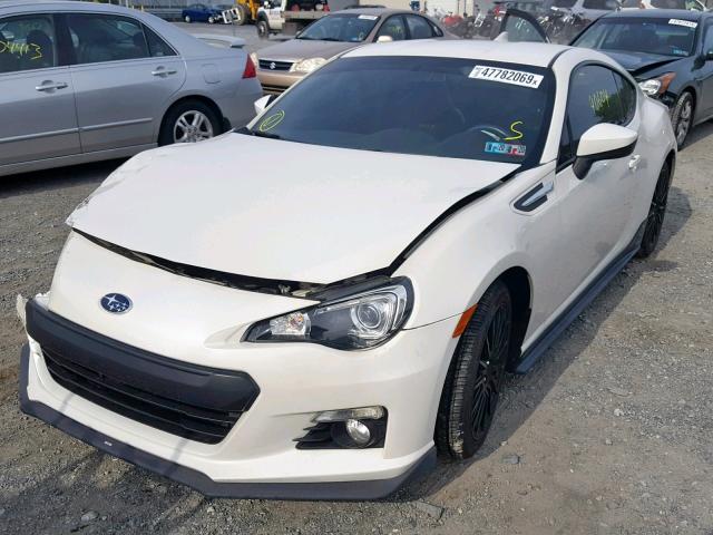 JF1ZCAC17F9600565 - 2015 SUBARU BRZ 2.0 LI WHITE photo 2