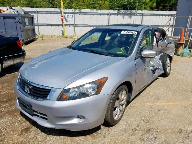 1HGCP36868A053350 - 2008 HONDA ACCORD EXL SILVER photo 2