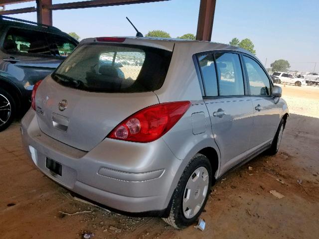 3N1BC13E19L461613 - 2009 NISSAN VERSA S SILVER photo 4