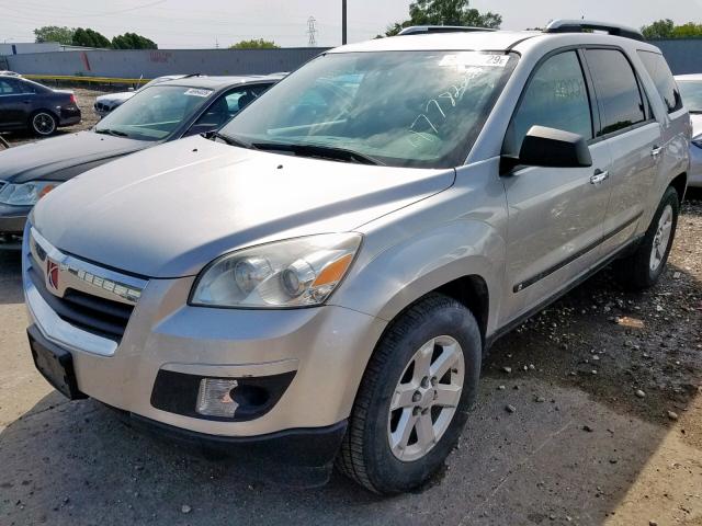 5GZER13788J211560 - 2008 SATURN OUTLOOK XE SILVER photo 2