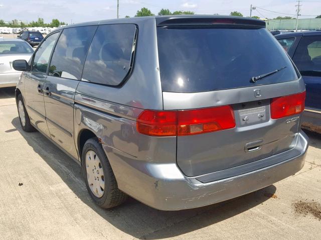 2HKRL1858YH567964 - 2000 HONDA ODYSSEY LX GRAY photo 3