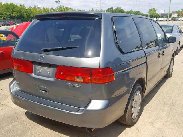 2HKRL1858YH567964 - 2000 HONDA ODYSSEY LX GRAY photo 4