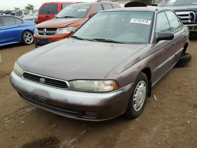 4S3BD4358T7211678 - 1996 SUBARU LEGACY L BROWN photo 2