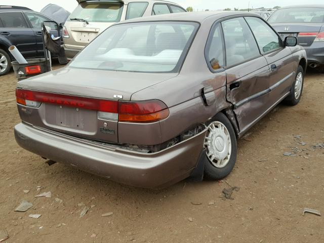 4S3BD4358T7211678 - 1996 SUBARU LEGACY L BROWN photo 4