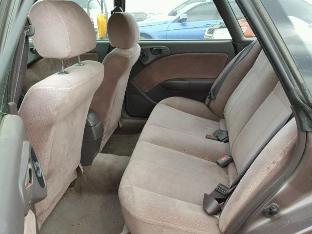 4S3BD4358T7211678 - 1996 SUBARU LEGACY L BROWN photo 6