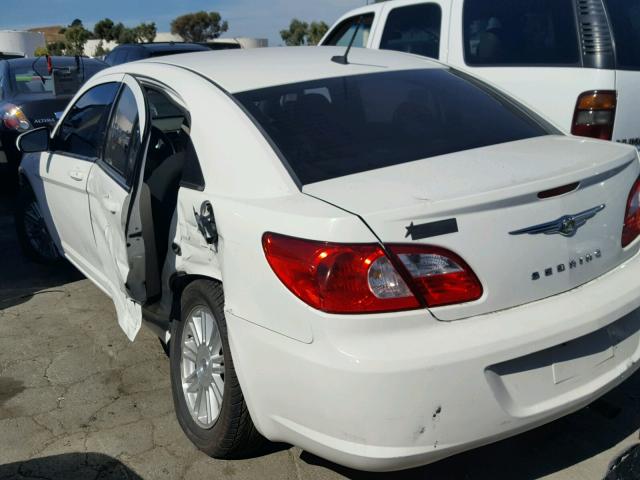 1C3LC56K18N230403 - 2008 CHRYSLER SEBRING TO WHITE photo 3