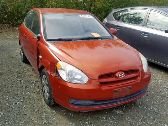 KMHCM36C28U103005 - 2008 HYUNDAI ACCENT GS RED photo 1