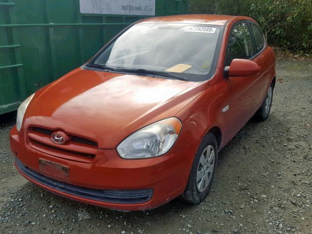 KMHCM36C28U103005 - 2008 HYUNDAI ACCENT GS RED photo 2