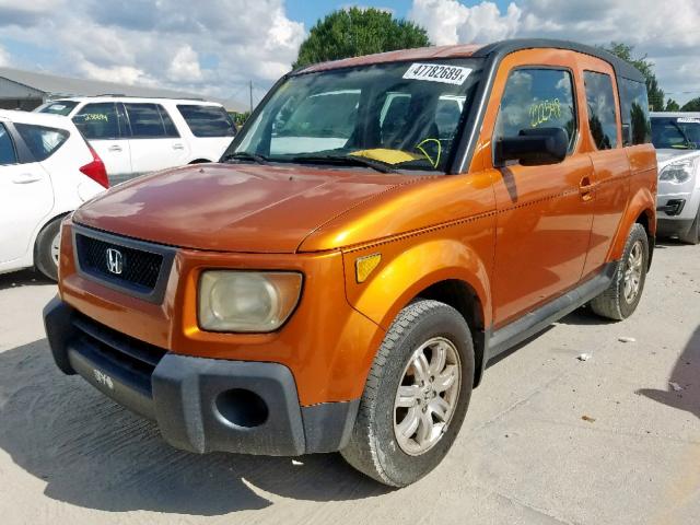 5J6YH18716L012596 - 2006 HONDA ELEMENT EX ORANGE photo 2