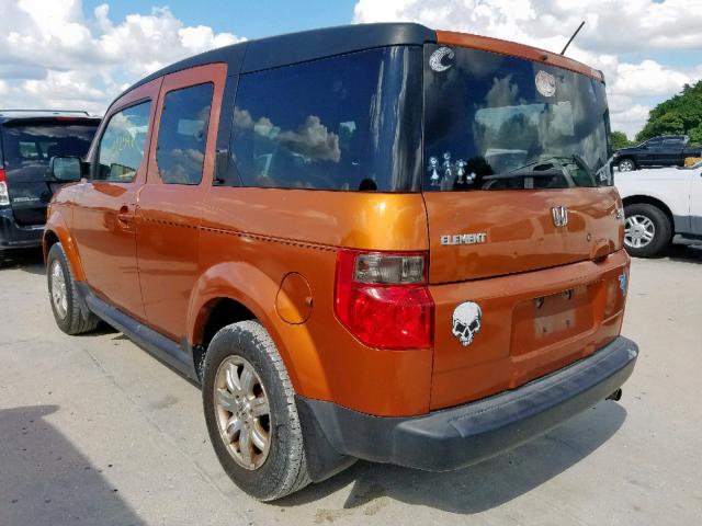 5J6YH18716L012596 - 2006 HONDA ELEMENT EX ORANGE photo 3