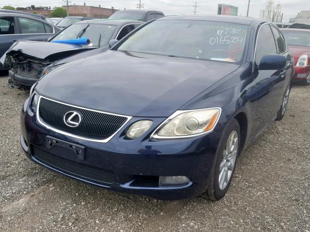 JTHCH96SX60016524 - 2006 LEXUS GS 300 BLUE photo 2