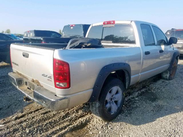 1D7HU18D53J640536 - 2003 DODGE RAM 1500 S GRAY photo 4