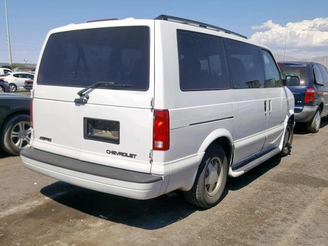 1GNDM19W1YB105284 - 2000 CHEVROLET ASTRO WHITE photo 4