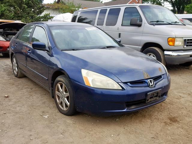 1HGCM66593A060351 - 2003 HONDA ACCORD EX BLUE photo 1