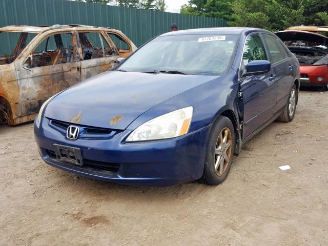 1HGCM66593A060351 - 2003 HONDA ACCORD EX BLUE photo 2