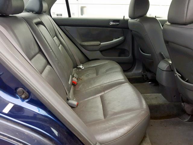 1HGCM66593A060351 - 2003 HONDA ACCORD EX BLUE photo 6