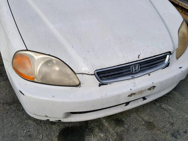 2HGEJ667XWH584570 - 1998 HONDA CIVIC LX WHITE photo 9