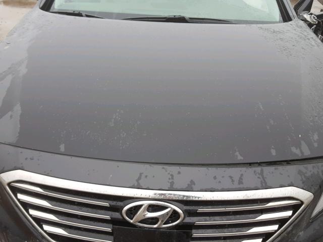 5NPE34AF9FH036191 - 2015 HYUNDAI SONATA SPO BLACK photo 7