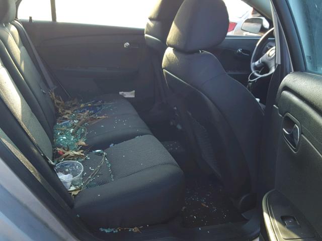 1G1ZC5EU6CF379653 - 2012 CHEVROLET MALIBU 1LT SILVER photo 6