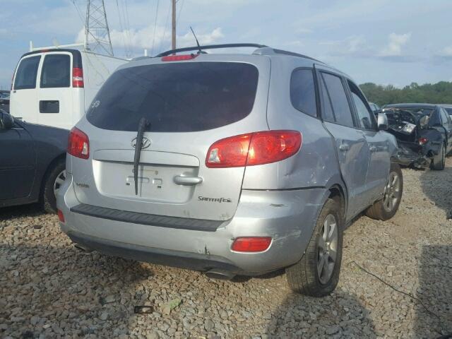 5NMSH13E19H308709 - 2009 HYUNDAI SANTA FE S GRAY photo 4