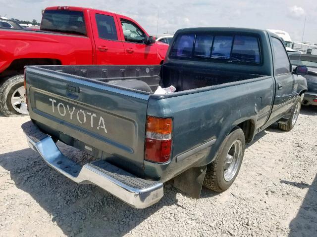 4TARN81P2NZ020235 - 1992 TOYOTA PICKUP 1/2 GREEN photo 4