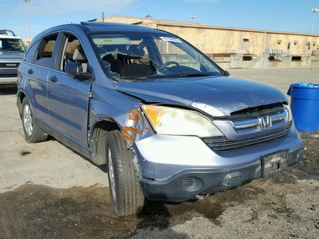 JHLRE38598C003194 - 2008 HONDA CR-V EX BLUE photo 1