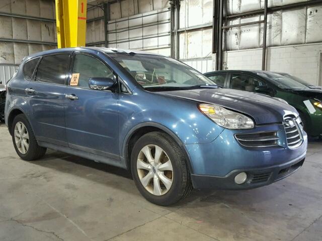 4S4WX83CX64429718 - 2006 SUBARU B9 TRIBECA BLUE photo 1