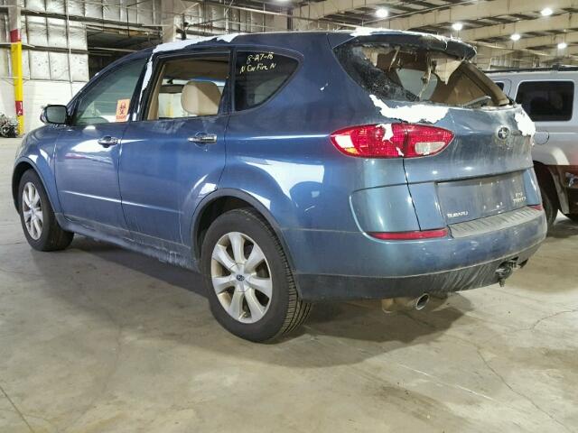 4S4WX83CX64429718 - 2006 SUBARU B9 TRIBECA BLUE photo 3