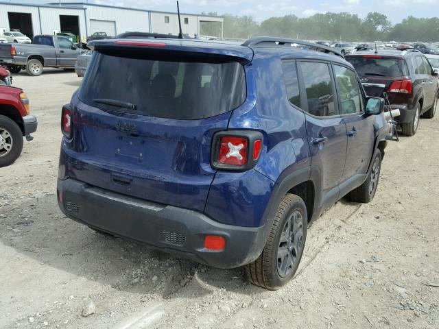 ZACCJBAB5JPH58580 - 2018 JEEP RENEGADE S BLUE photo 4