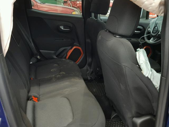 ZACCJBAB5JPH58580 - 2018 JEEP RENEGADE S BLUE photo 6